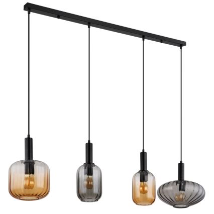 Globo - Suspension sur câble 4xE27/60W/230V