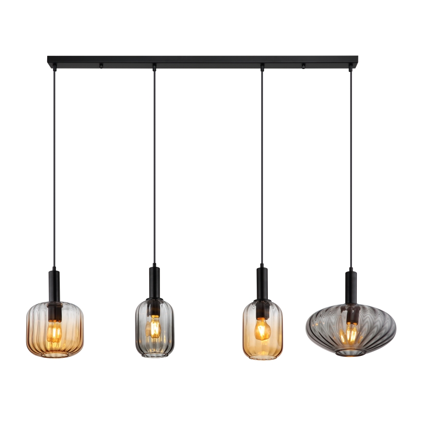 Globo - Suspension sur câble 4xE27/60W/230V