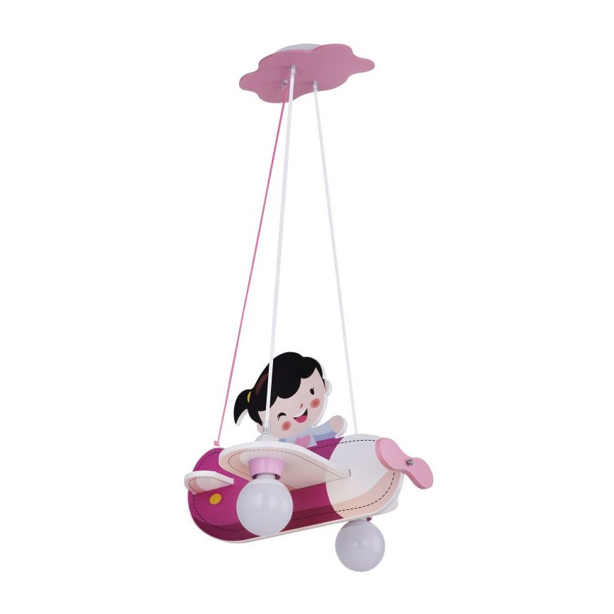 Globo - Suspension pour enfant 2xE27/40W/230V