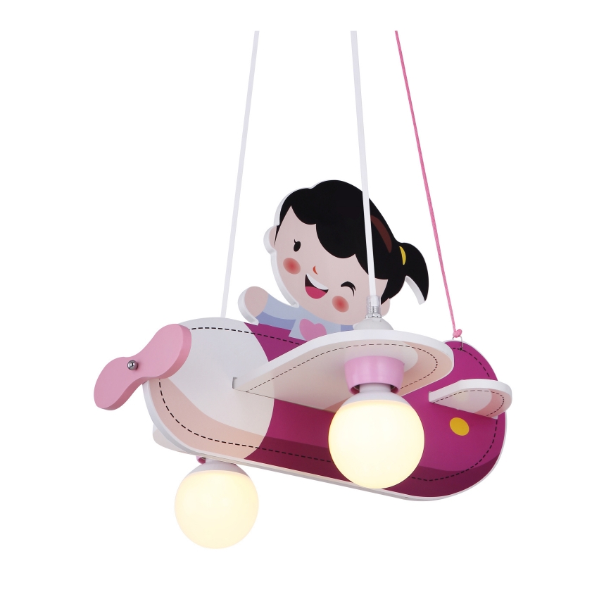 Globo - Suspension pour enfant 2xE27/40W/230V
