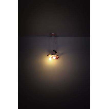 Globo - Suspension pour enfant 2xE27/40W/230V