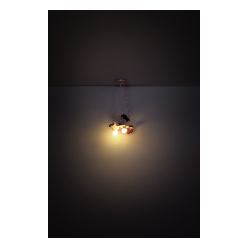 Globo - Suspension pour enfant 2xE27/40W/230V