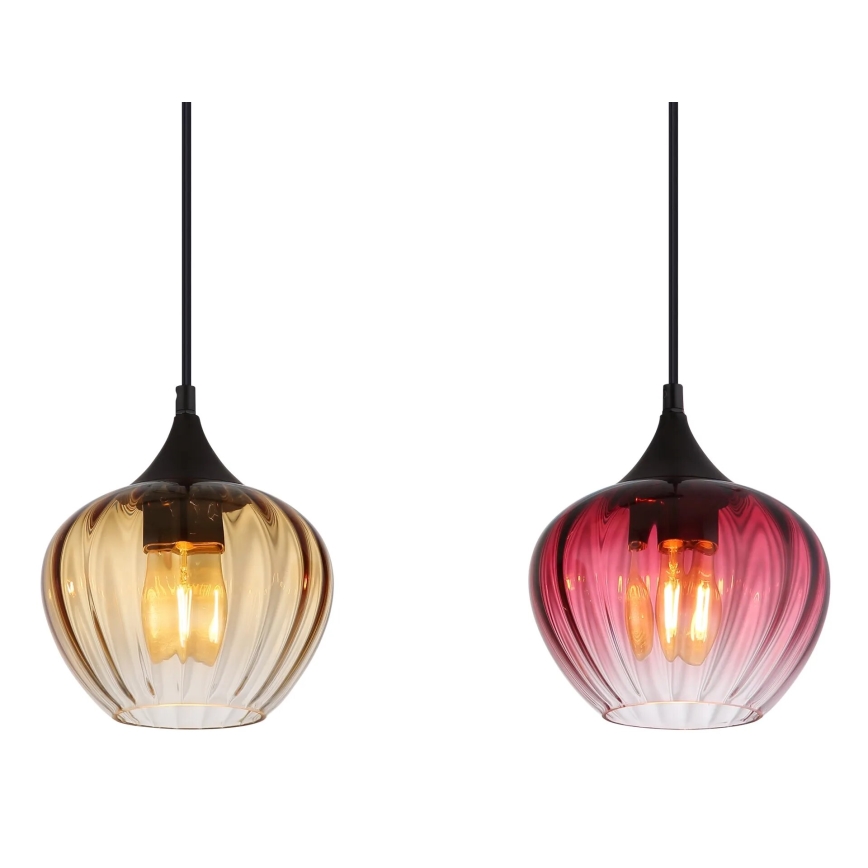 Globo - Suspension filaire 3xE27/60W/230V