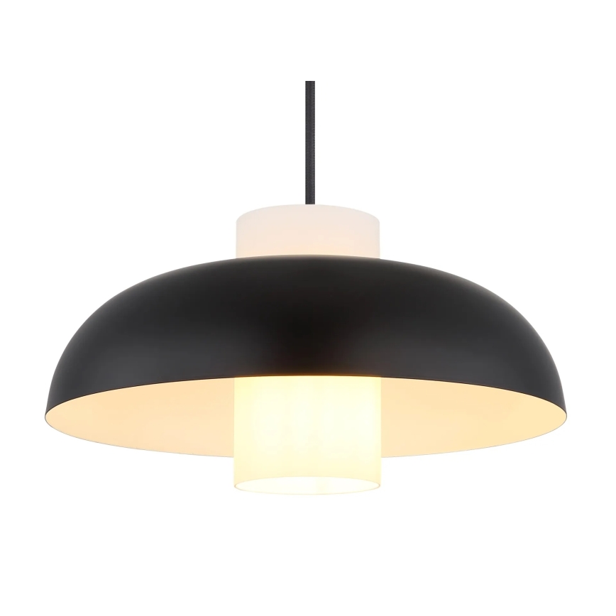 Globo - Suspension à câble 1xE27/60W/230V noire
