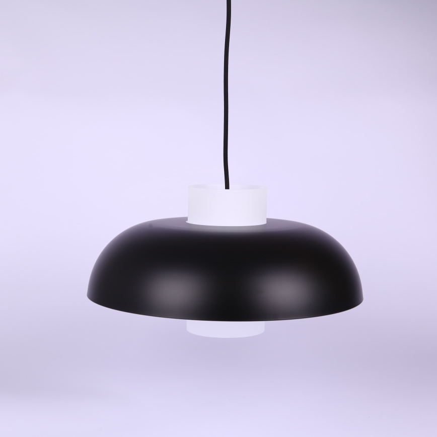 Globo - Suspension à câble 1xE27/60W/230V noire