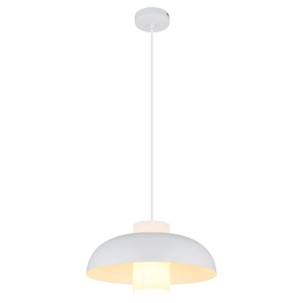 Globo - Suspension sur câble 1xE27/60W/230V blanche