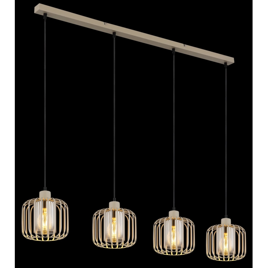 Globo - Suspension sur câble 4xE27/40W/230V