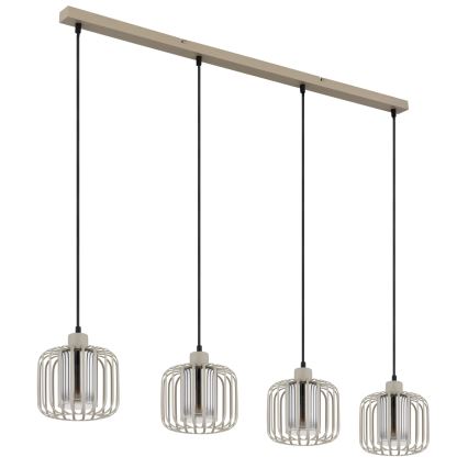 Globo - Suspension sur câble 4xE27/40W/230V