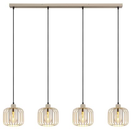 Globo - Suspension sur câble 4xE27/40W/230V
