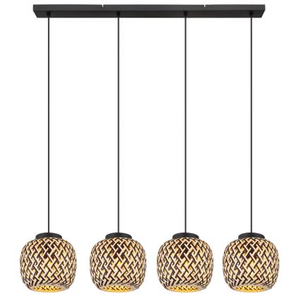 Globo 15766-4H - Suspension filaire COLLY 4xE27/15W/230V