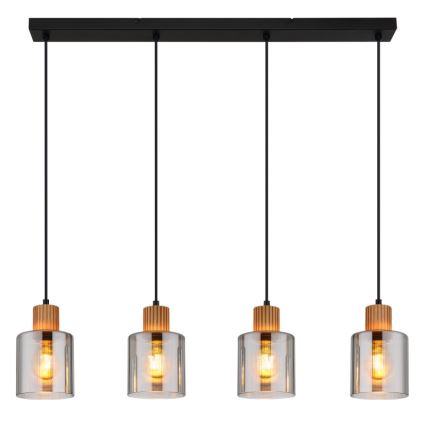 Globo - Lustre suspendu sur câble 4xE27/25W/230V