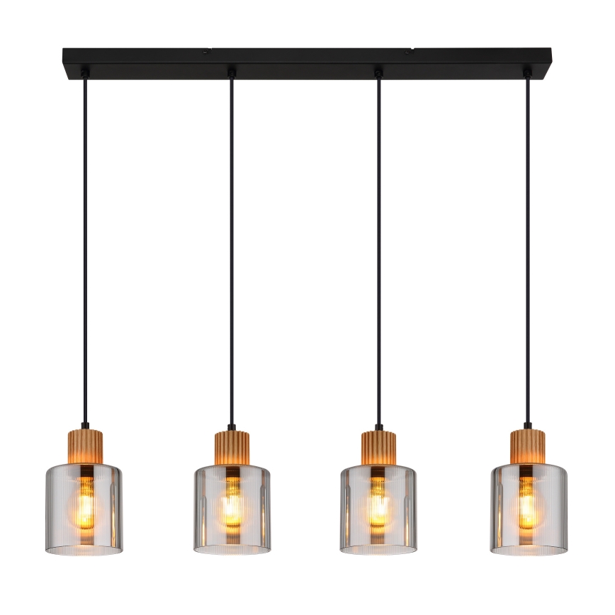 Globo - Lustre suspendu sur câble 4xE27/25W/230V