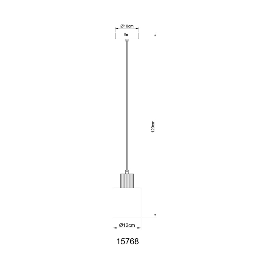 Globo - Suspension sur câble 1xE27/25W/230V Ø 12 cm