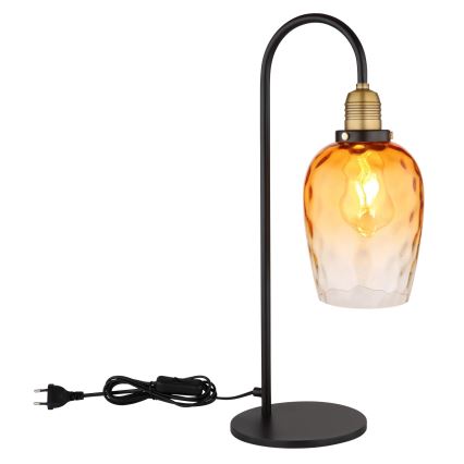 Globo - Lampe de table 1xE27/60W/230V orange