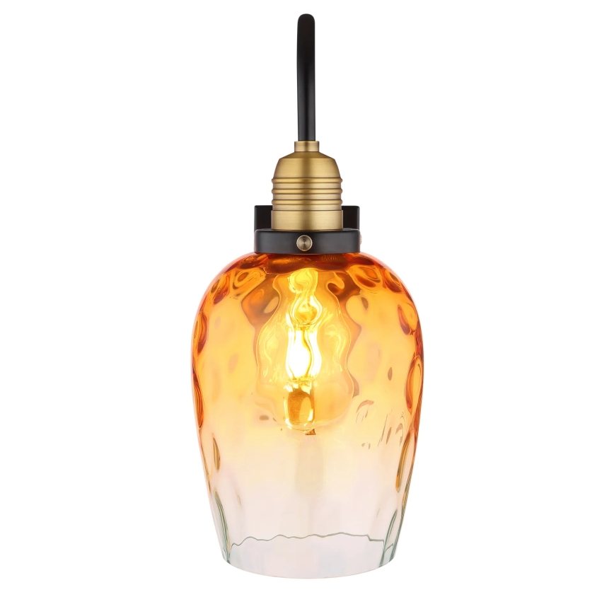 Globo - Applique murale 1xE27/60W/230V orange