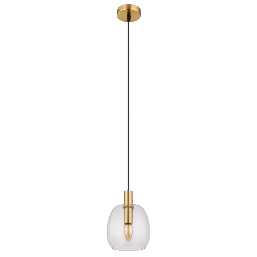 Globo - Suspension filaire 1xE14/40W/230V d. 16 cm laiton