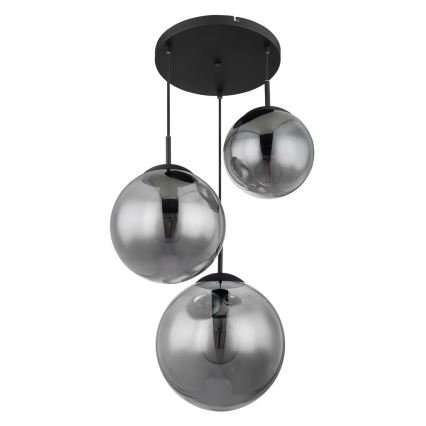 Globo - Suspension filaire 3xE27/60W/230V