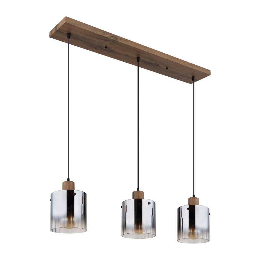 Globo - Suspension sur câble 3xE27/60W/230V