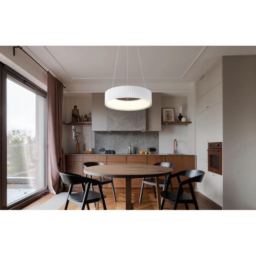 Globo - Suspension LED sur câble, 45W/230V, 2700/4000/6000K, Ø 46 cm, blanche