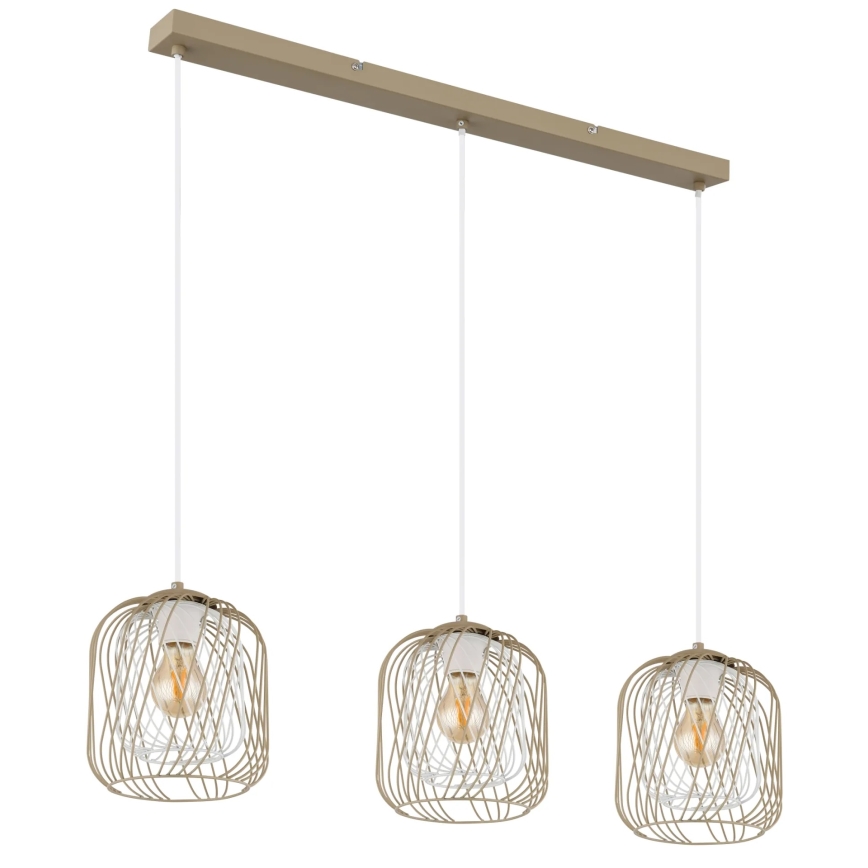 Globo - Suspension sur câble 3xE27/40W/230V