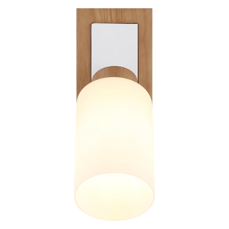 Globo - Applique murale spot 1xE27/60W/230V chêne/blanc