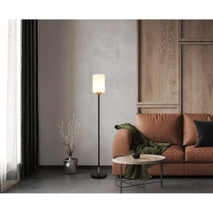 Globo - Lampadaire 1xE27/60W/230V noir/blanc