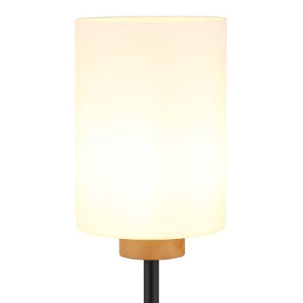 Globo - Lampadaire 1xE27/60W/230V noir/blanc