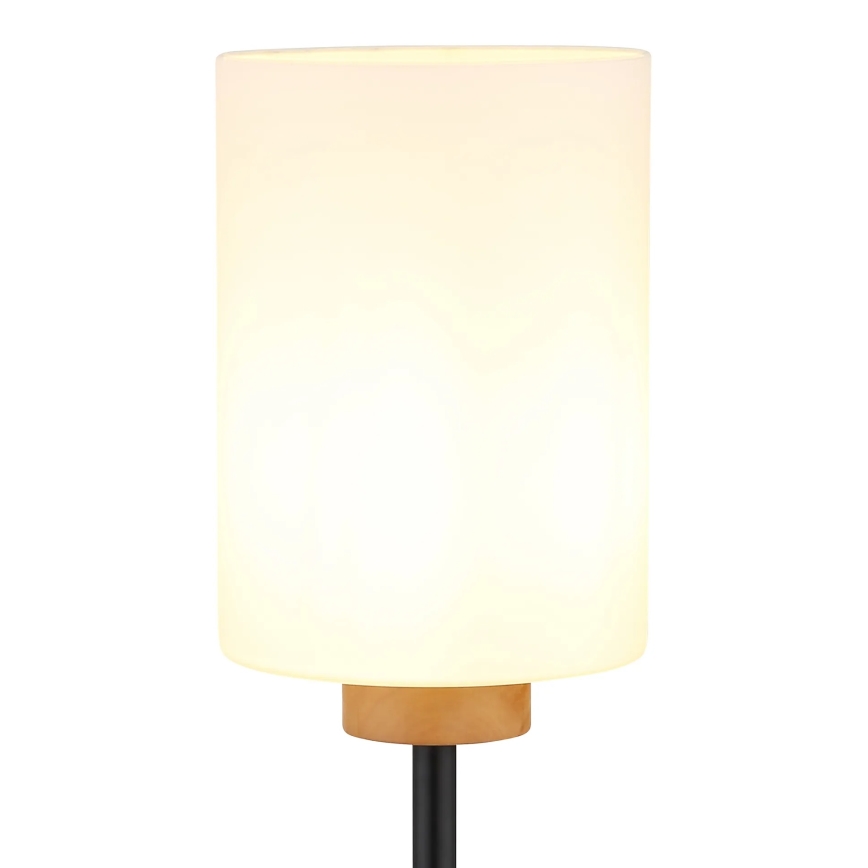 Globo - Lampadaire 1xE27/60W/230V noir/blanc