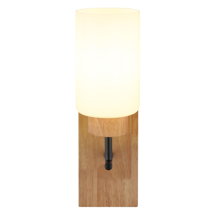 Globo - Applique murale 1xE27/60W/230V chêne/blanc