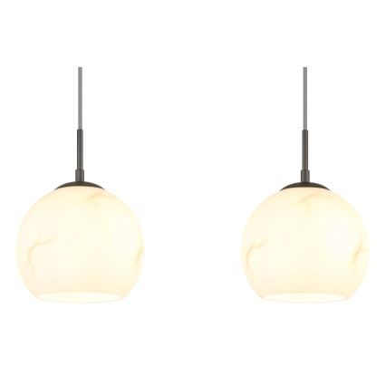 Globo - Suspension sur câble 3xE27/60W/230V
