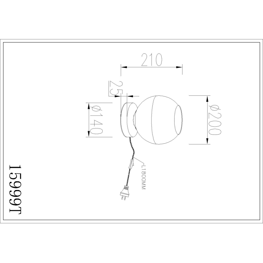 Globo - Lampe de table 1xE27/60W/230V