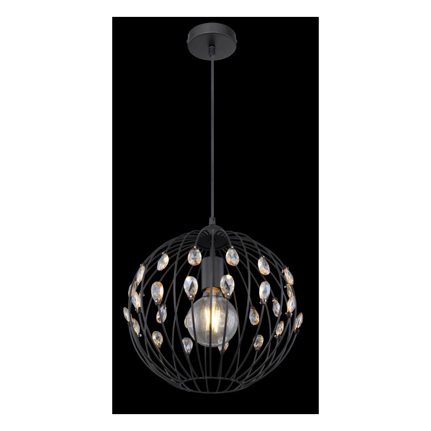 Globo - Suspension sur câble 1xE27/60W/230V Ø 30 cm