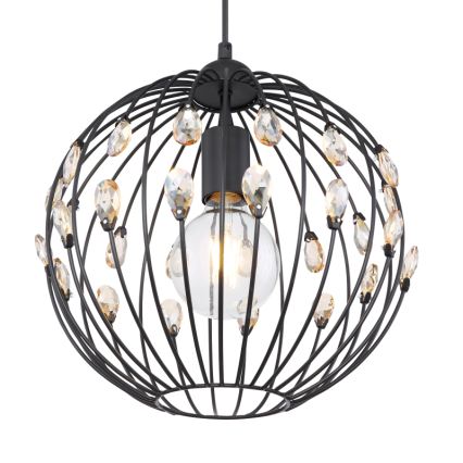 Globo - Suspension sur câble 1xE27/60W/230V Ø 30 cm