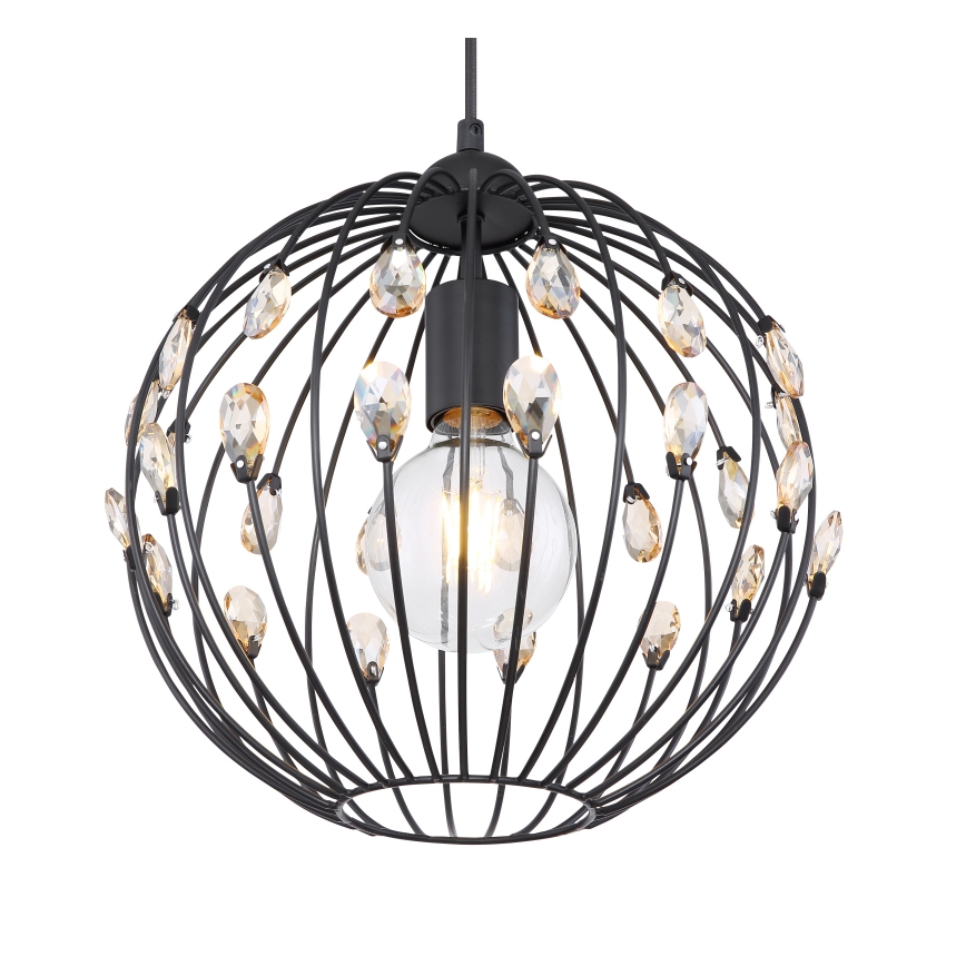 Globo - Suspension sur câble 1xE27/60W/230V Ø 30 cm