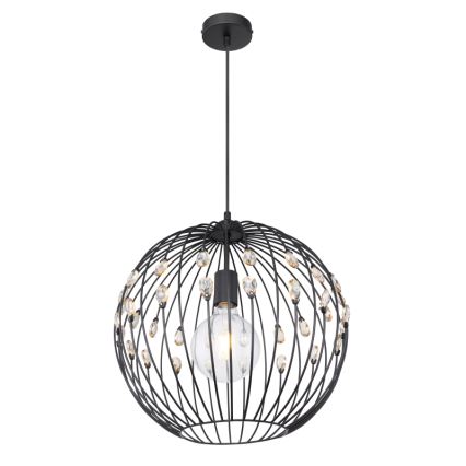 Globo - Suspension sur câble 1xE27/60W/230V Ø 40 cm