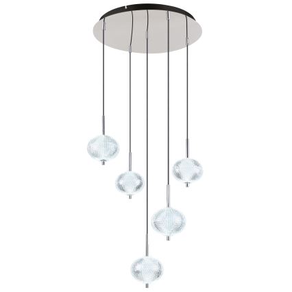 Globo - Suspension filaire 5xLED/6,6W/230V 3000/4500/6500K