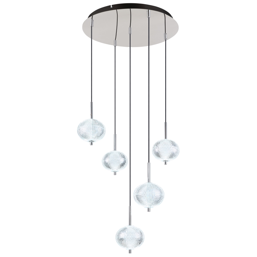Globo - Suspension filaire 5xLED/6,6W/230V 3000/4500/6500K