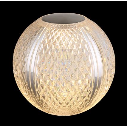 Globo - Lampe de table tactile LED dimmable LED/2W/5V 1200 mAh USB transparente