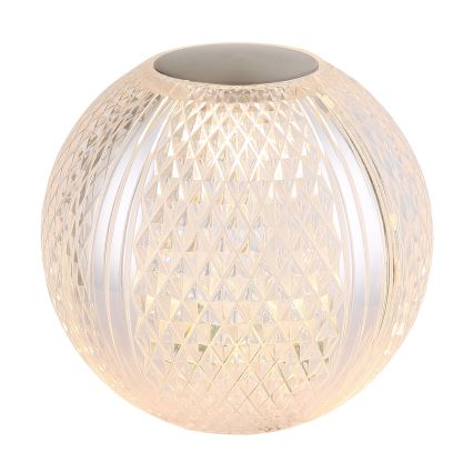Globo - Lampe de table tactile LED dimmable LED/2W/5V 1200 mAh USB transparente