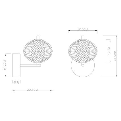 Globo - Lampe murale LED/7W/230V 3000/4500/6500K