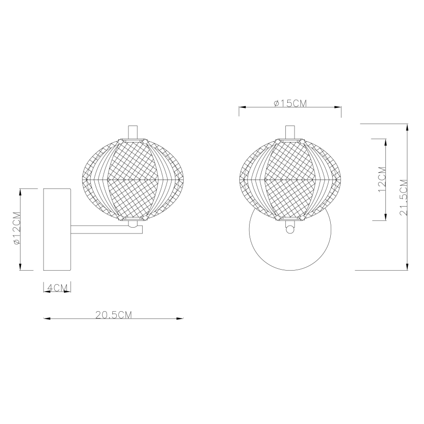 Globo - Lampe murale LED/7W/230V 3000/4500/6500K