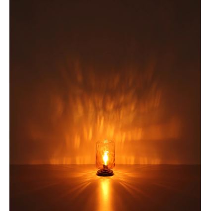 Globo - Lampe de table 1xE27/60W/230V marron