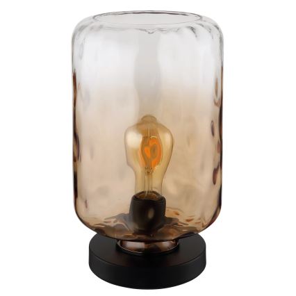 Globo - Lampe de table 1xE27/60W/230V marron
