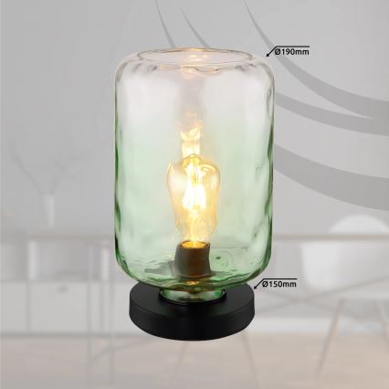 Globo - Lampe de table 1xE27/60W/230V vert