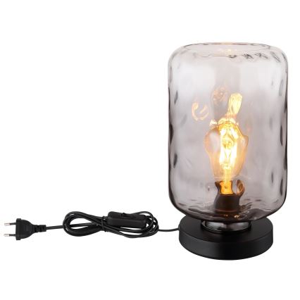 Globo - Lampe de table 1xE27/60W/230V gris