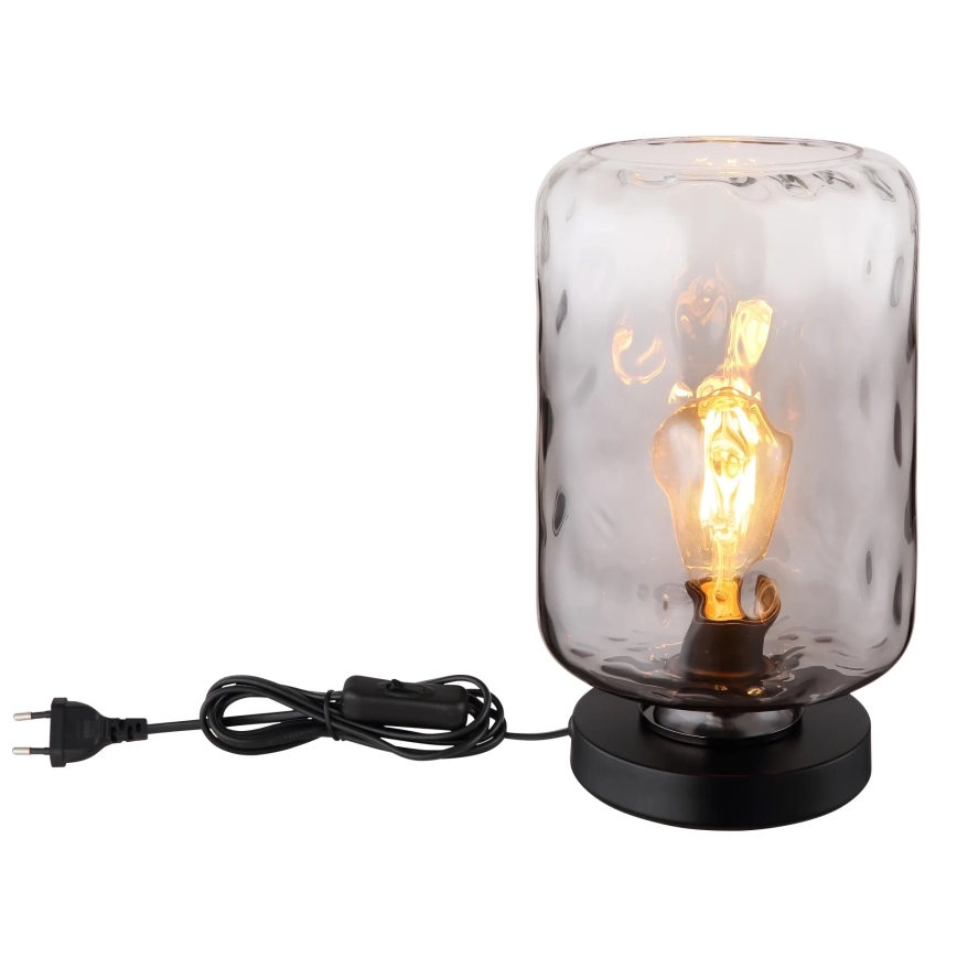 Globo - Lampe de table 1xE27/60W/230V gris