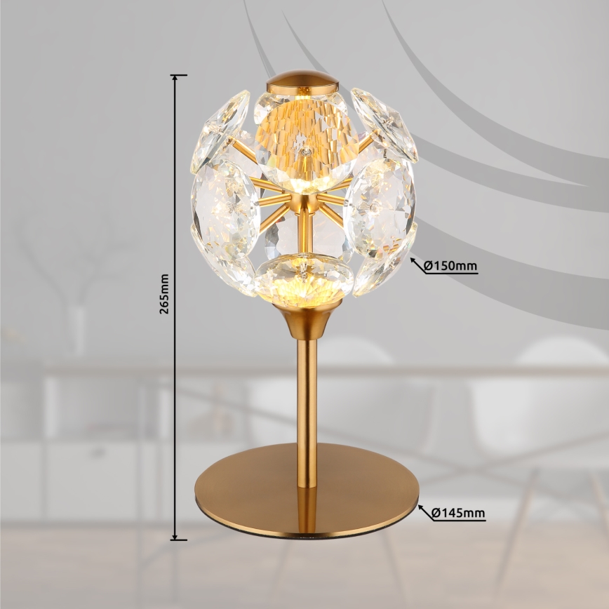 Globo - Lampe de table LED/8W/230V 3000K dorée