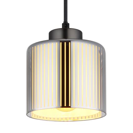 Globo - Suspension filaire 1xE27/60W/230V chrome brillant d. 14 cm