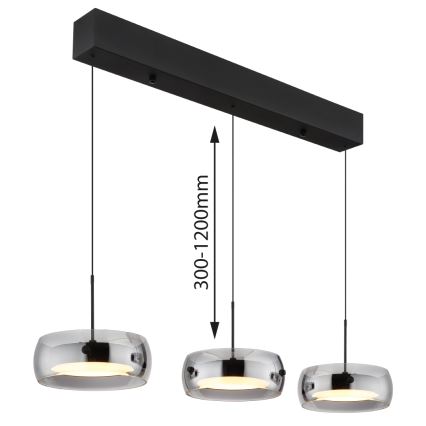 Globo - Suspension LED sur câble LED/30W/230V 3000K