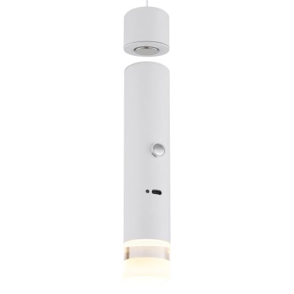 Globo - Lampe tactile dimmable rechargeable 2 en 1 LED/2W/230/5V blanche